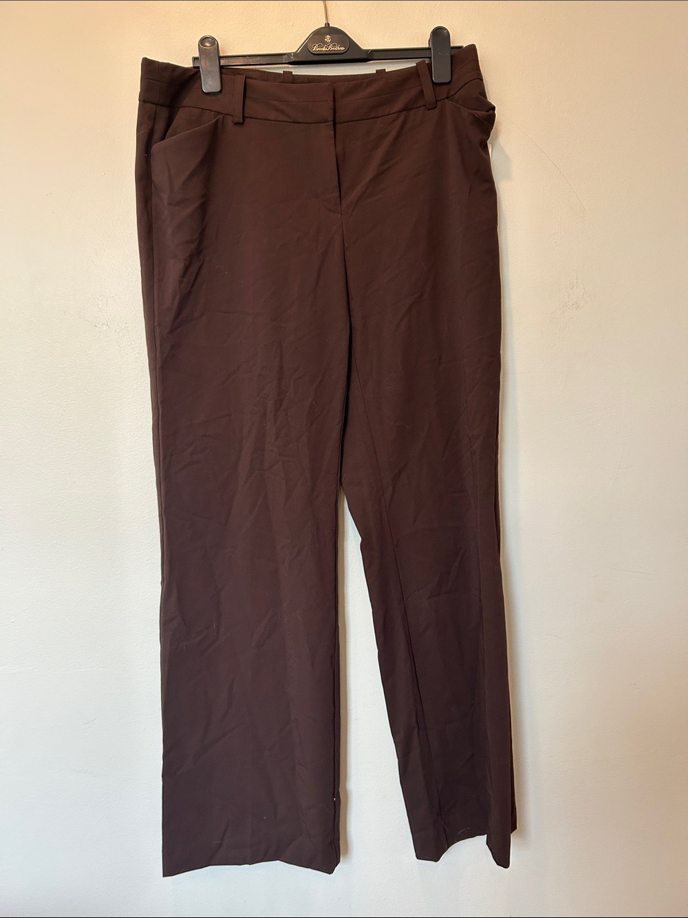 Nine & Co. Dark Brown Tailored Dress Pants